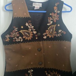 Floral Embodied Vest
